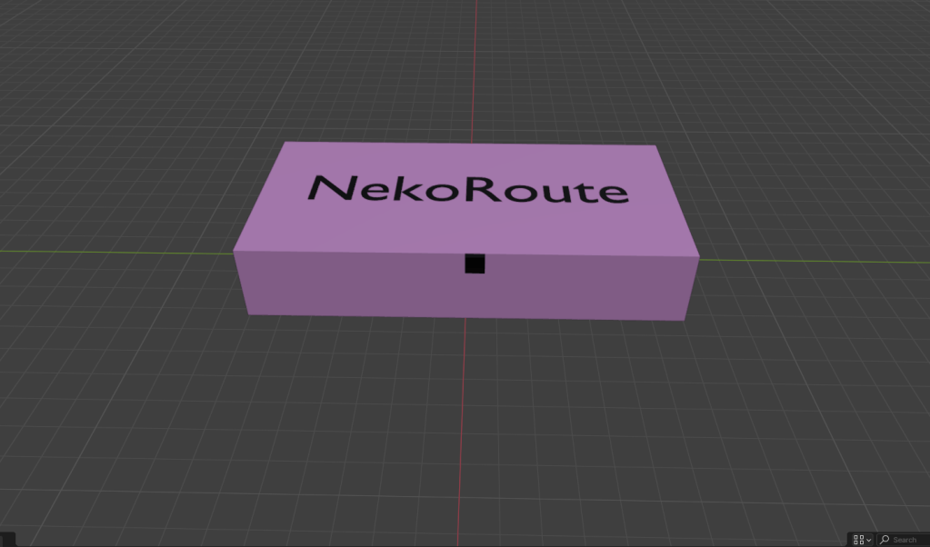 【成長記録１２】blenderで筆箱を作成してみた。