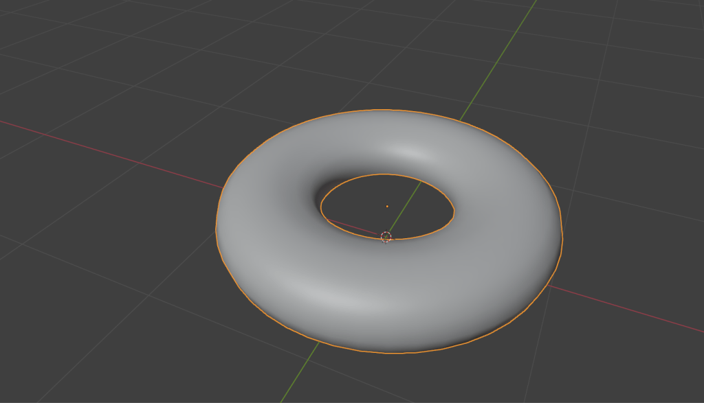 【成長記録９】blenderで理想的なドーナッツを作成してみた。